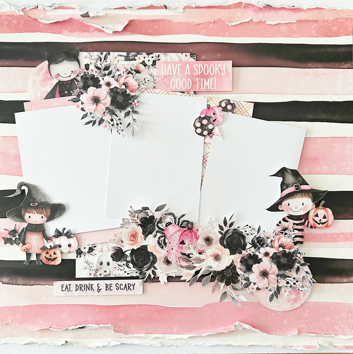 Pink Halloween Cut Aparts Paper Pack 32793-12
