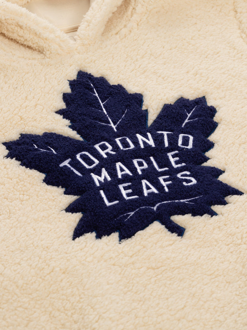 NHL Toronto Maple Leafs Ladies Sherpa Hoodie-3