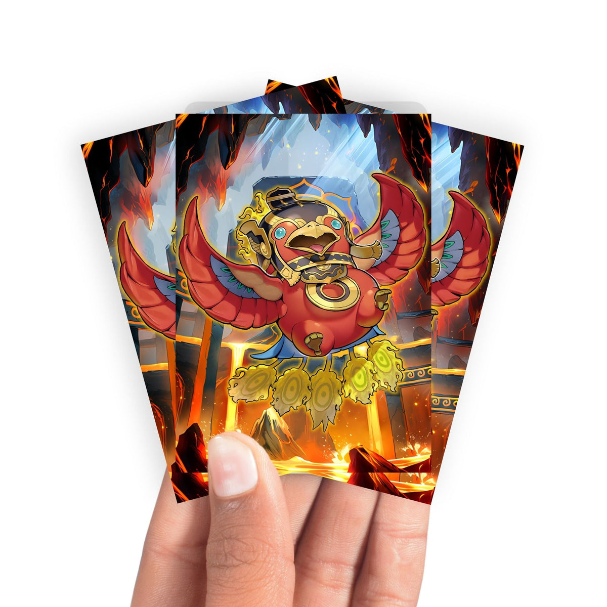 Legendary Fire King Ponix Card Sleeves-3