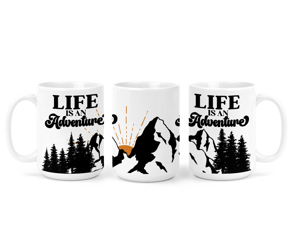 Life Is An Adventure Ceramic Mug-1
