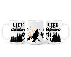 Life Is An Adventure Ceramic Mug-1