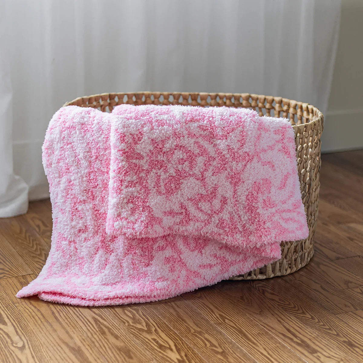 Cotton Candy Fairy Garden Print Extended Throw-1