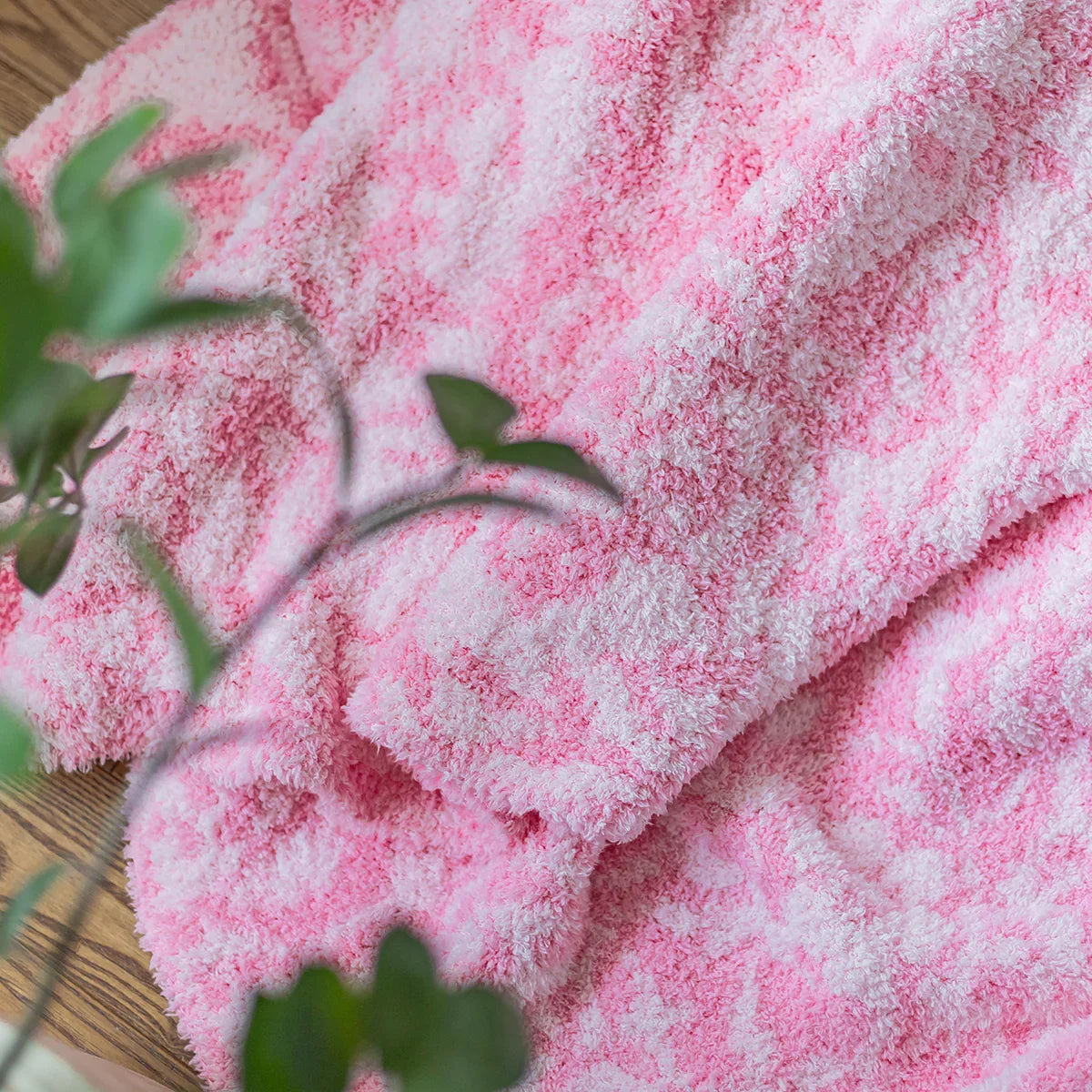 Cotton Candy Fairy Garden Print Extended Throw-2