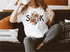 SASK Diamond Unisex T-shirt | Saskatchewan Apparel-1