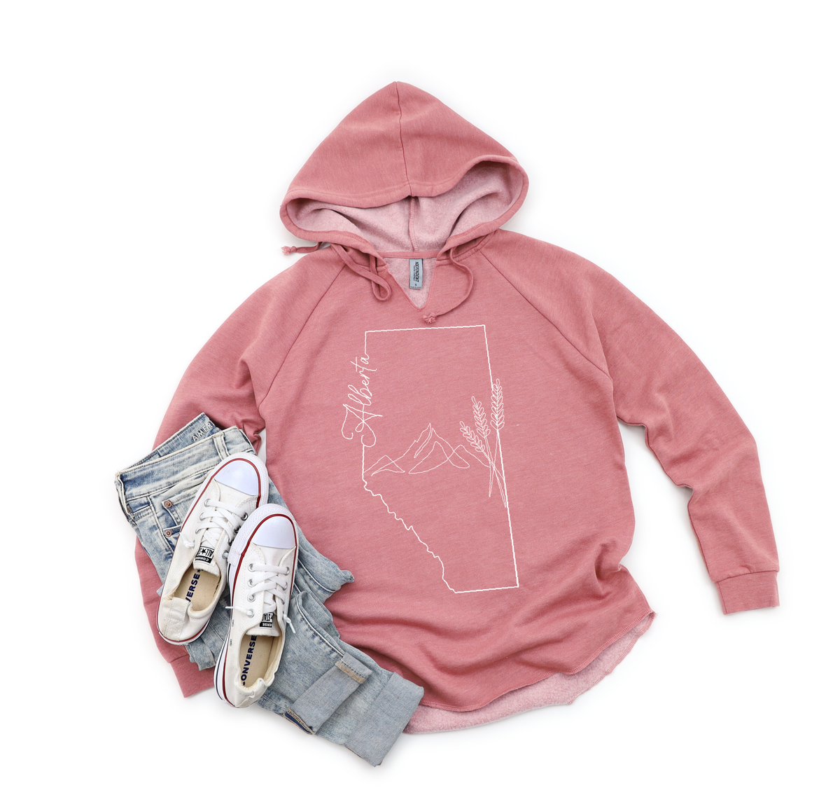 Alberta Line Art Women's Bunnyhug-1