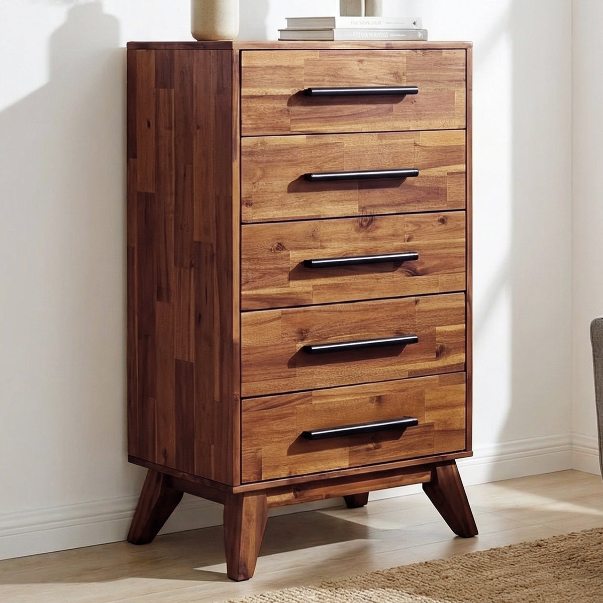 Cómoda de madera maciza Linea-14