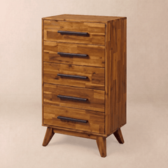 Cómoda de madera maciza Linea-1