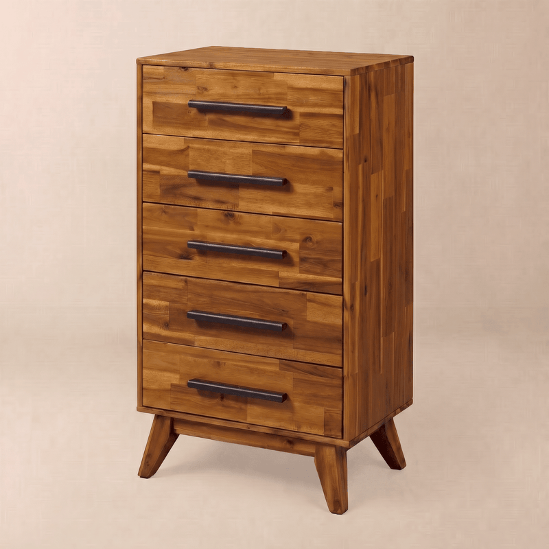 Cómoda de madera maciza Linea-1
