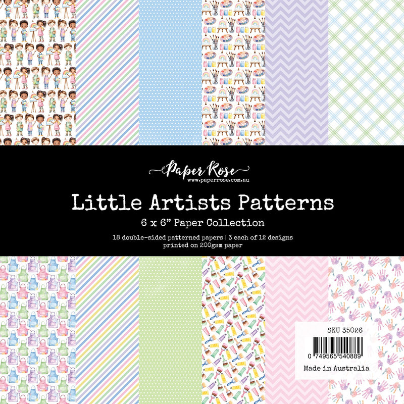 Little Artists Patterns 6x6 Paper Collection 35026-1