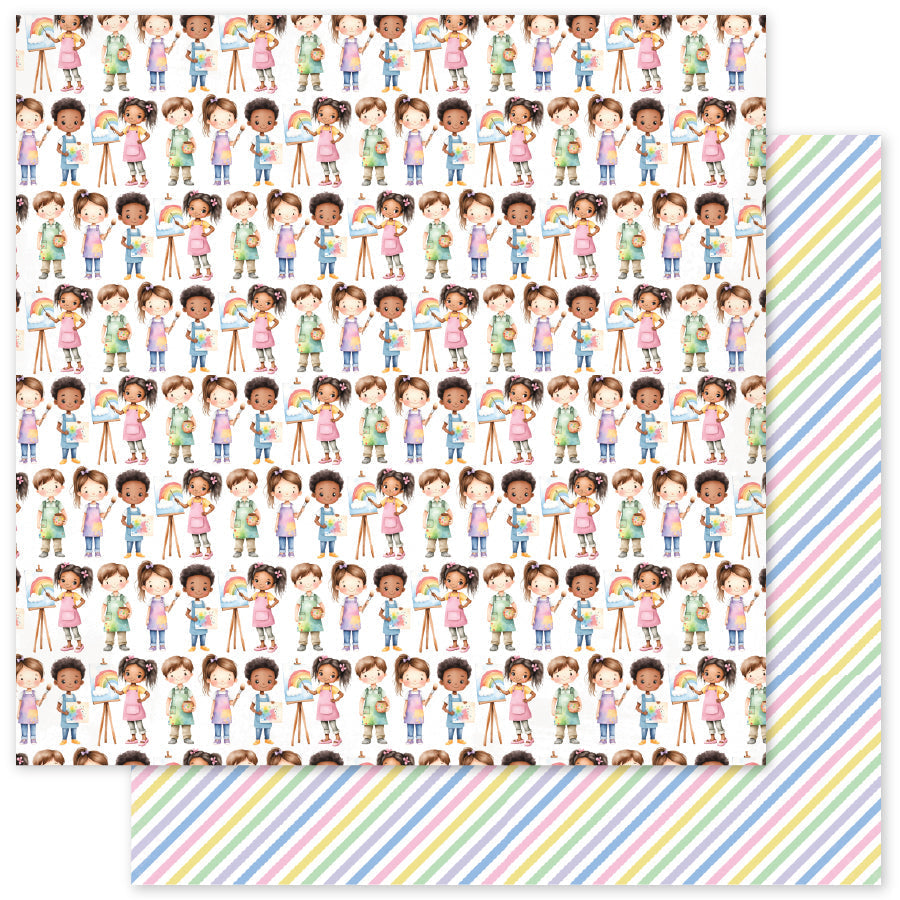 Little Artists Patterns 12x12 Paper Collection 35029-2