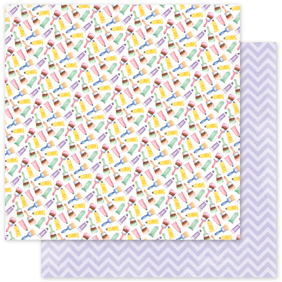 Little Artists Patterns 12x12 Paper Collection 35029-4