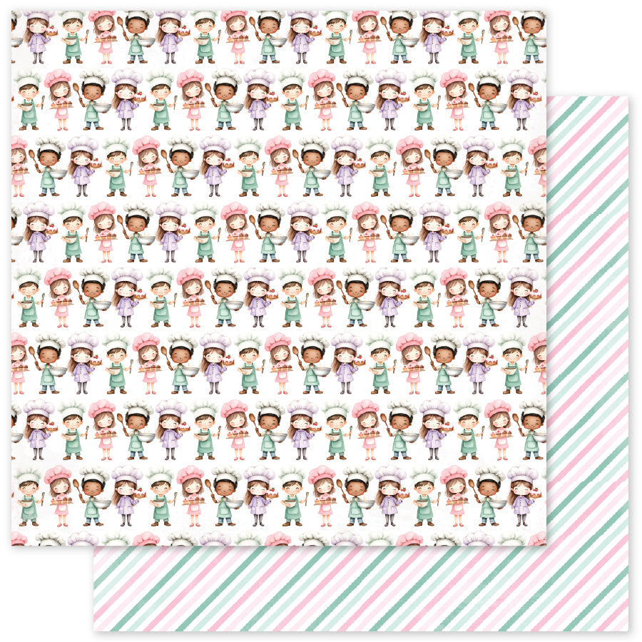 Little Bakers Patterns 12x12 Paper Collection 35023-2