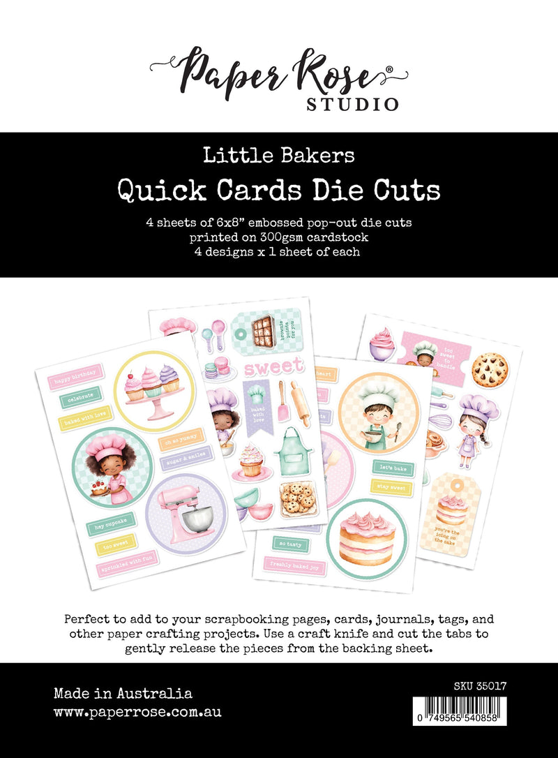Little Bakers Quick Card Die Cuts 35017-1
