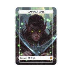 Llanowar Elves Metal Orica Card-1