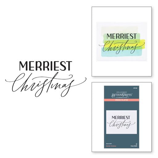Merriest Christmas Press Plate from the BetterPress Christmas Collection-2