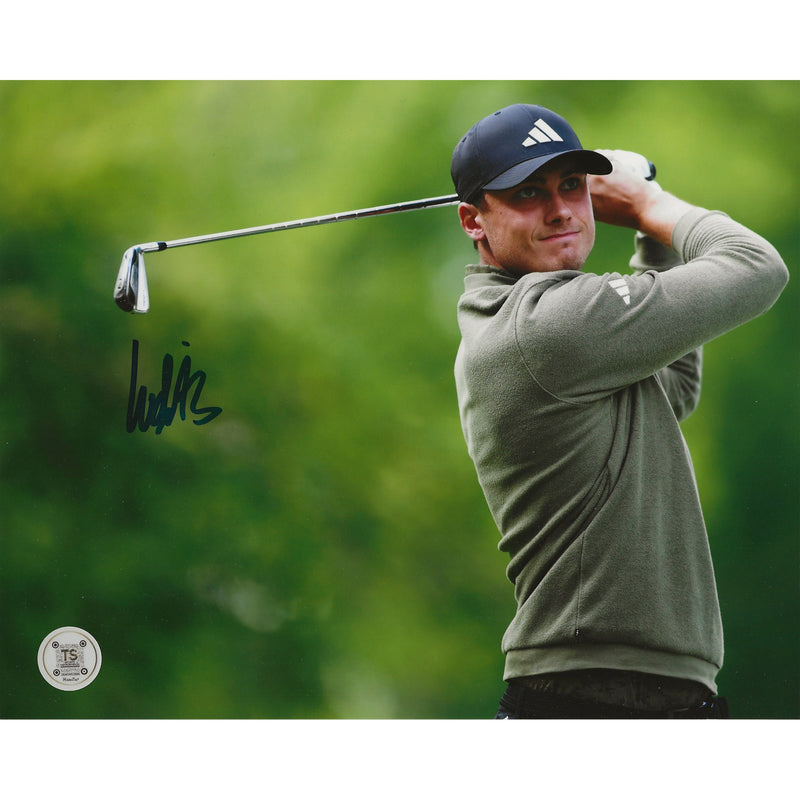 Ludvig Aberg Autographed Swinging 8x10 Photo-1