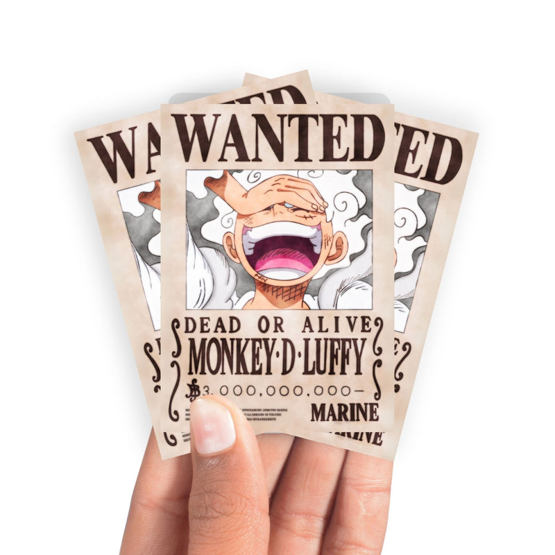 Luffy Wanted Poster Card Sleeves-3