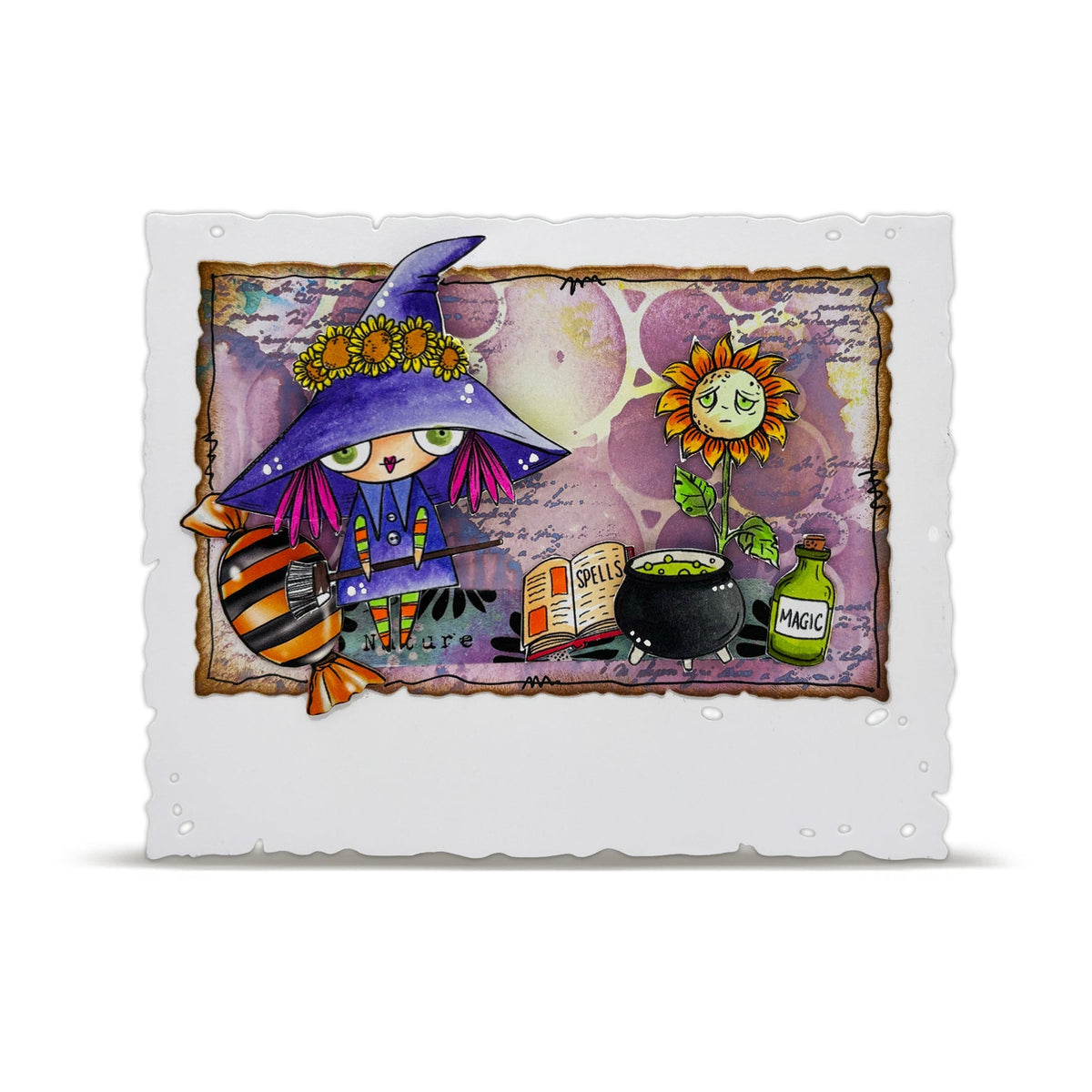 AALL and Create - A7 Stamp Set - Wee Witch-7