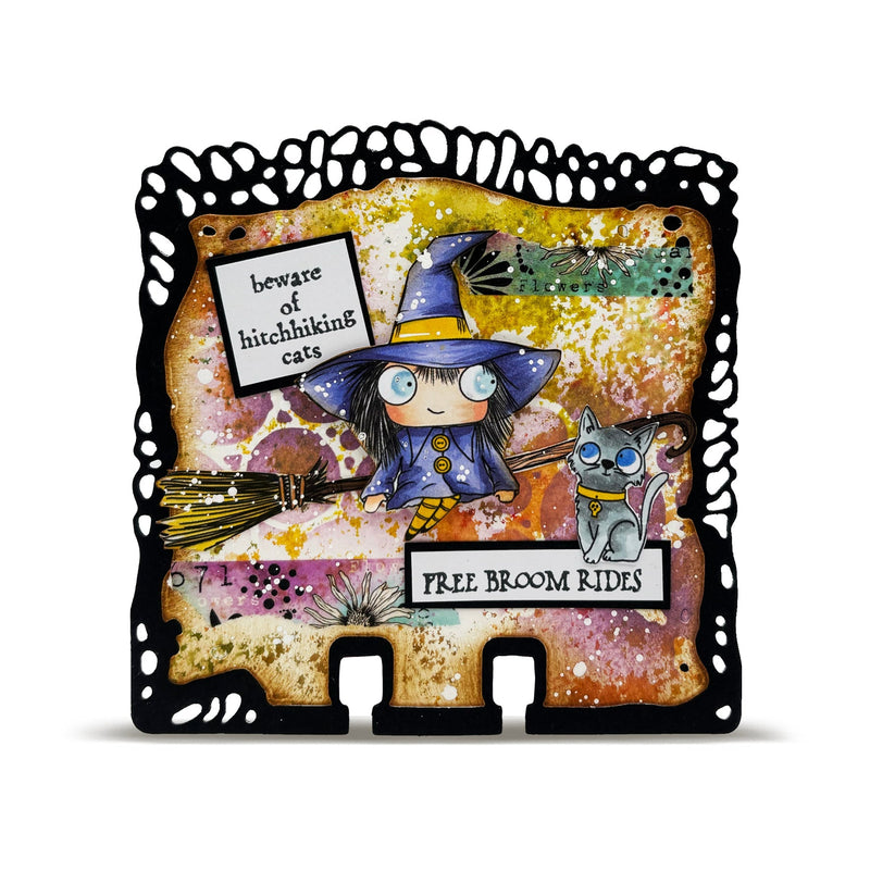AALL and Create - A7 Stamp Set - Free Broom Rides-6