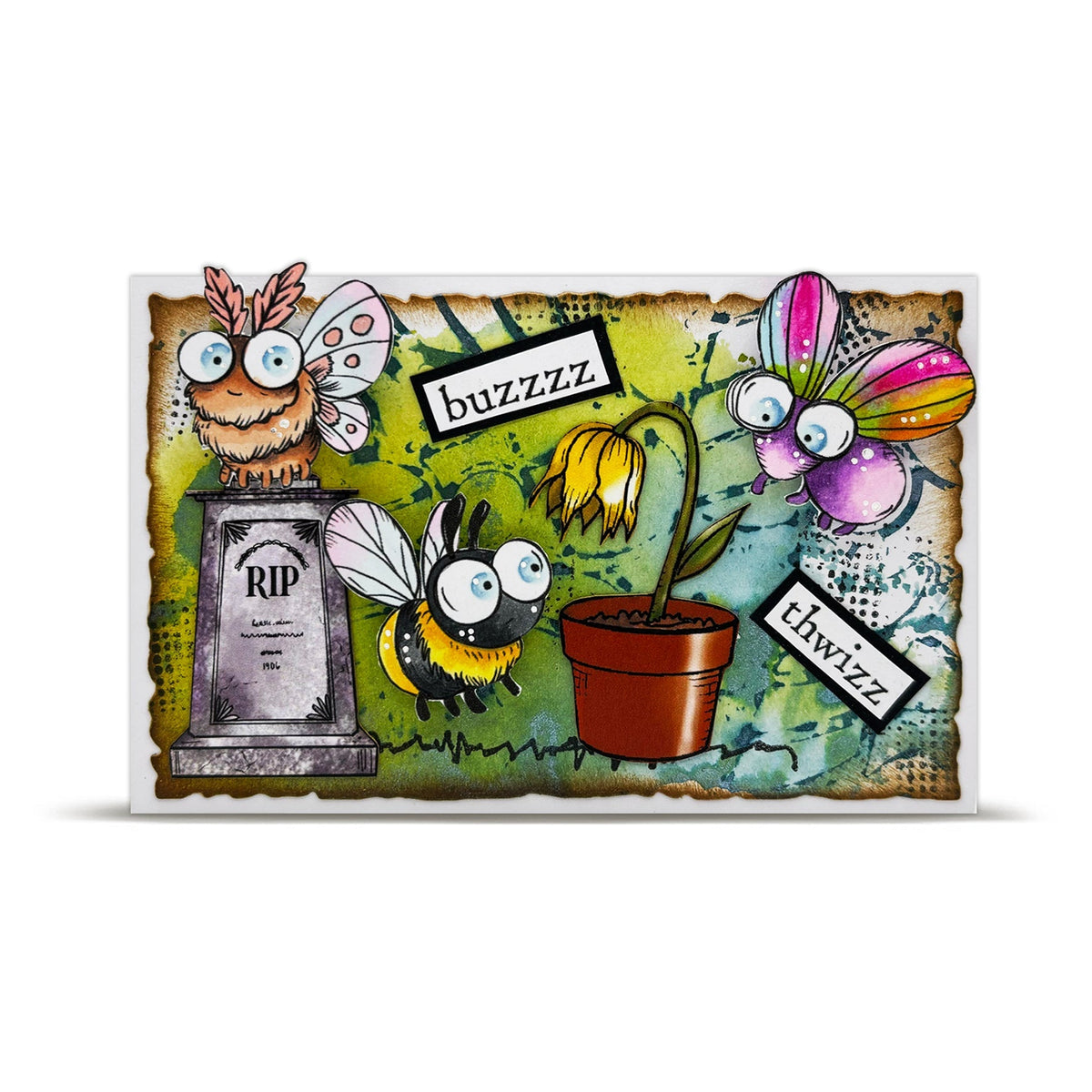 AALL and Create - A7 Stamp Set - Creepy Crawlies-4