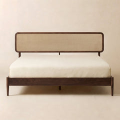 Lupin Solid Wood Bed Frame-1
