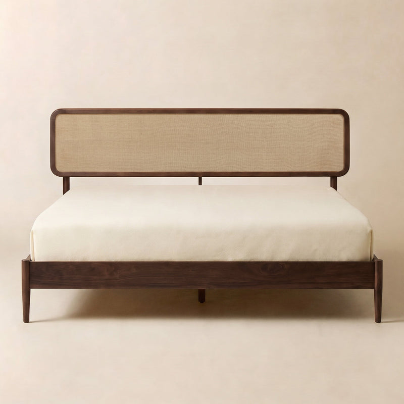 Lupin Solid Wood Bed Frame-1