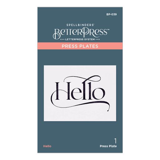 Hello Press Plate from the BetterPress Collection-1