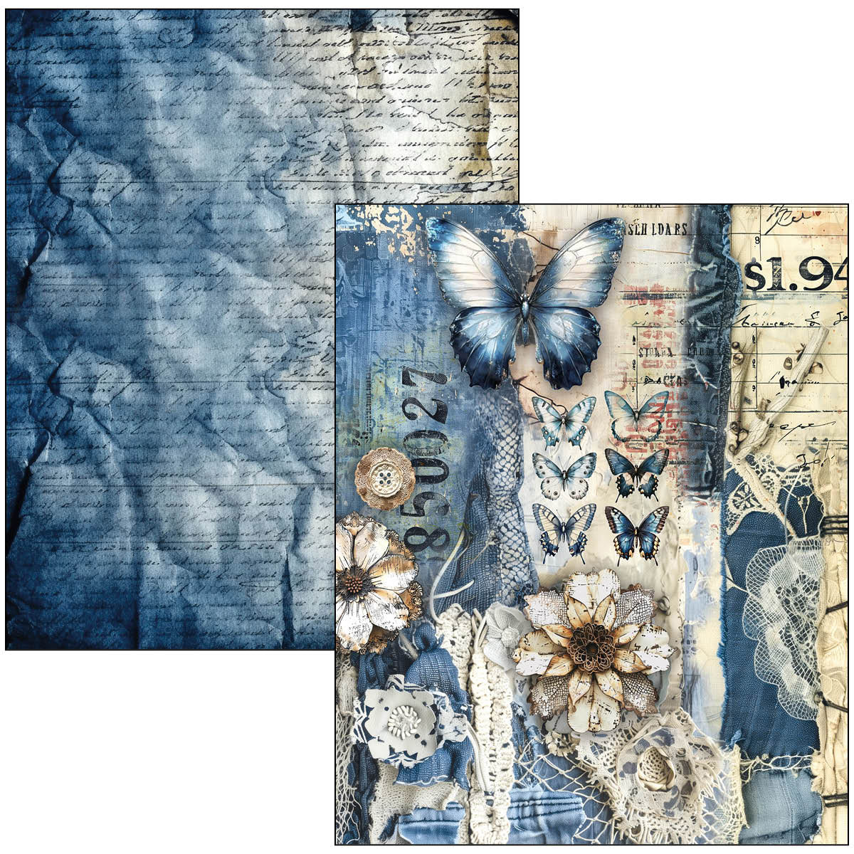 Livre Technique Mixte Denim Bleu Urbain A4 Maxi-11