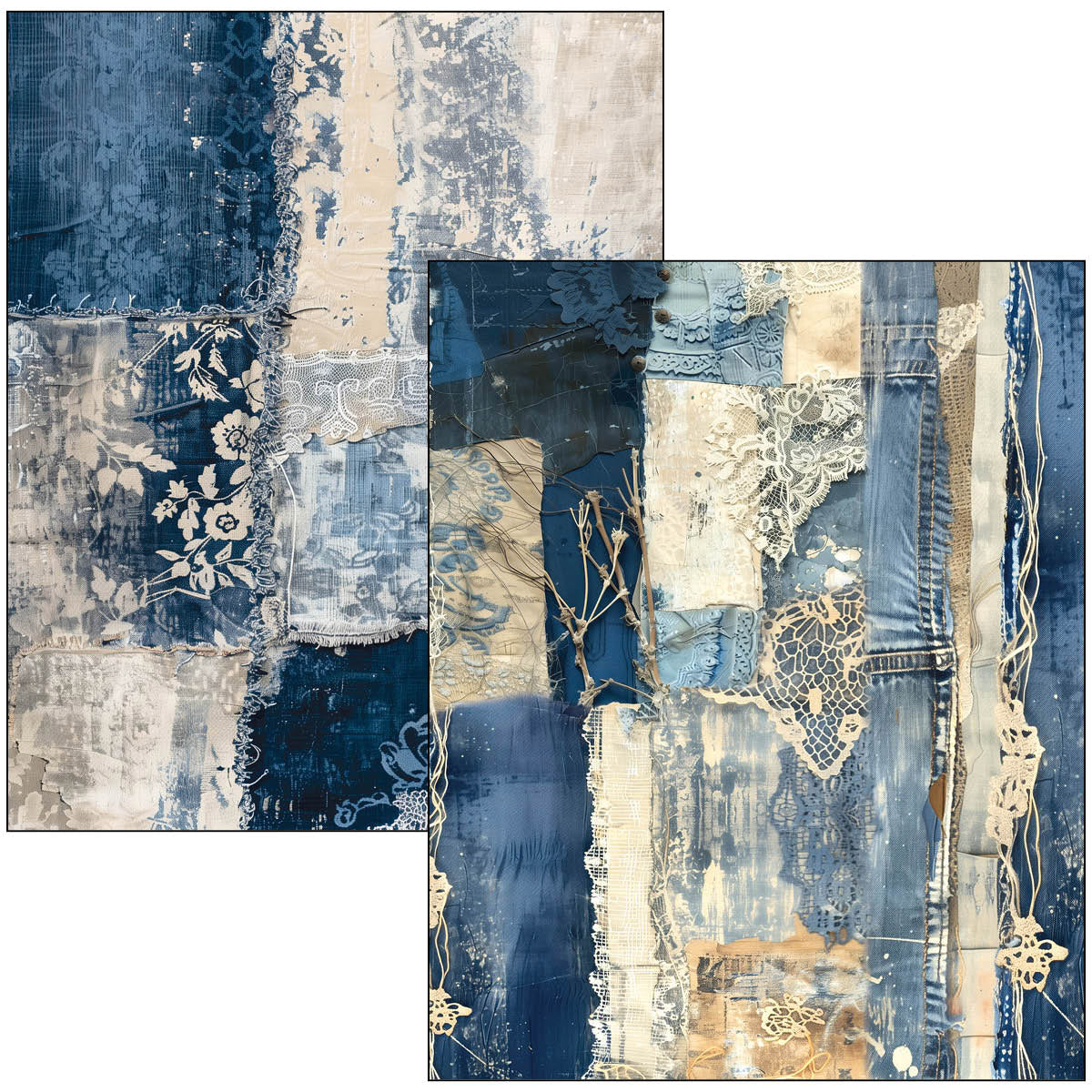 Livre Technique Mixte Denim Bleu Urbain A4 Maxi-13