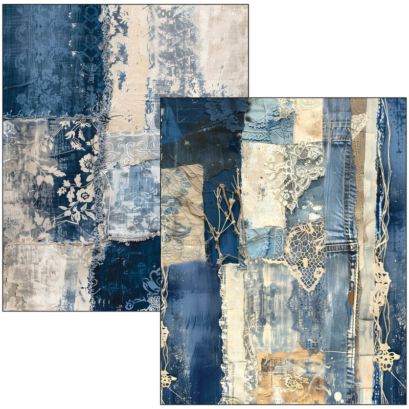 Livre Technique Mixte Denim Bleu Urbain A4 Maxi-13