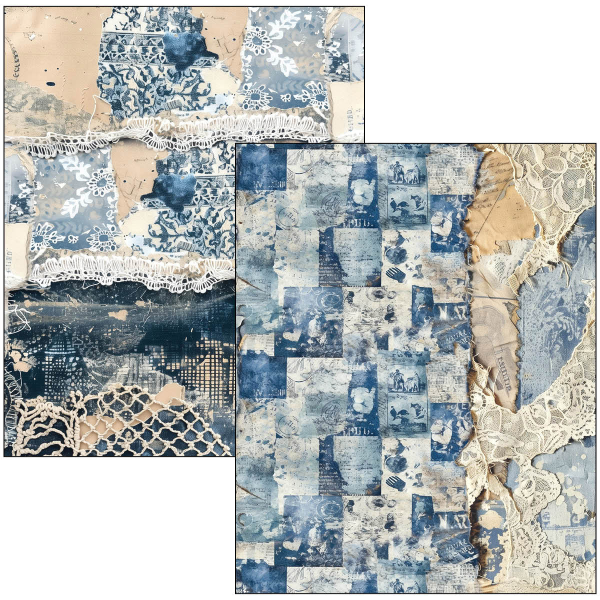 Livre Technique Mixte Denim Bleu Urbain A4 Maxi-17
