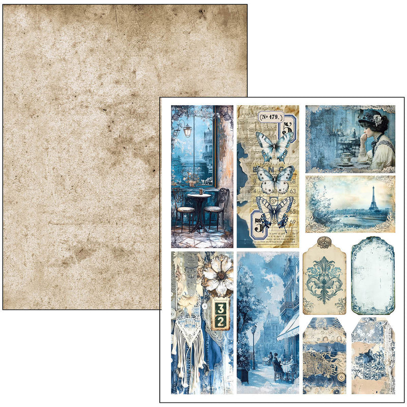 Livre Technique Mixte Denim Bleu Urbain A4 Maxi-19