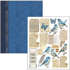 Livre Technique Mixte Denim Bleu Urbain A4 Maxi-20