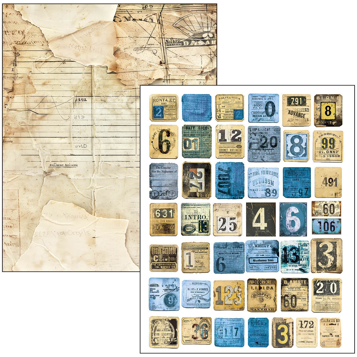 Livre Technique Mixte Denim Bleu Urbain A4 Maxi-21