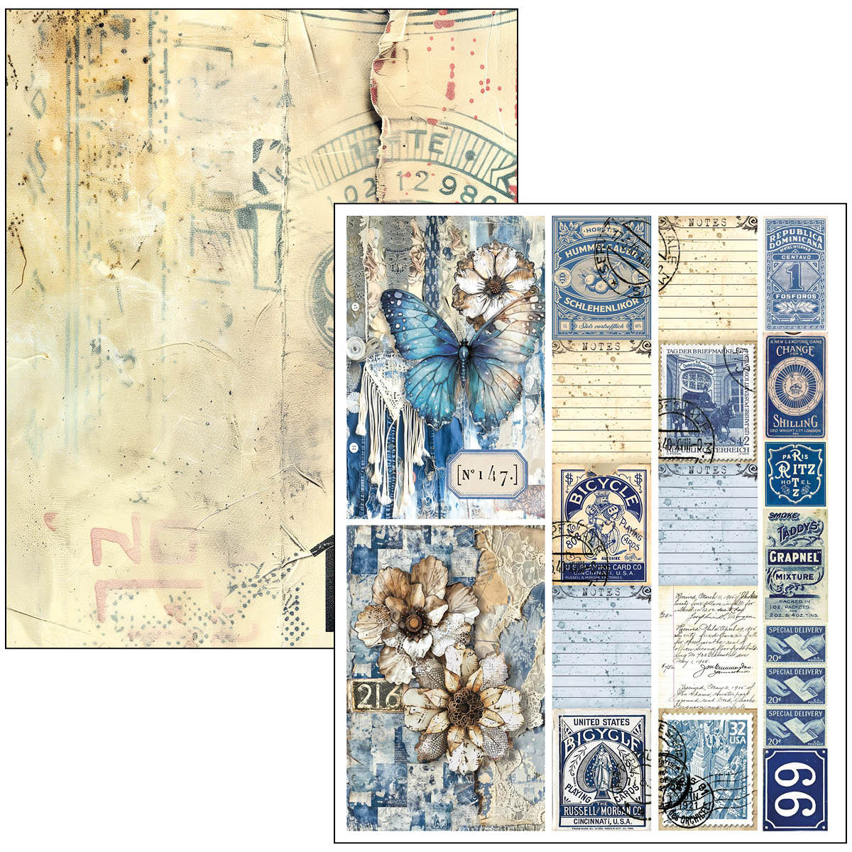 Livre Technique Mixte Denim Bleu Urbain A4 Maxi-22