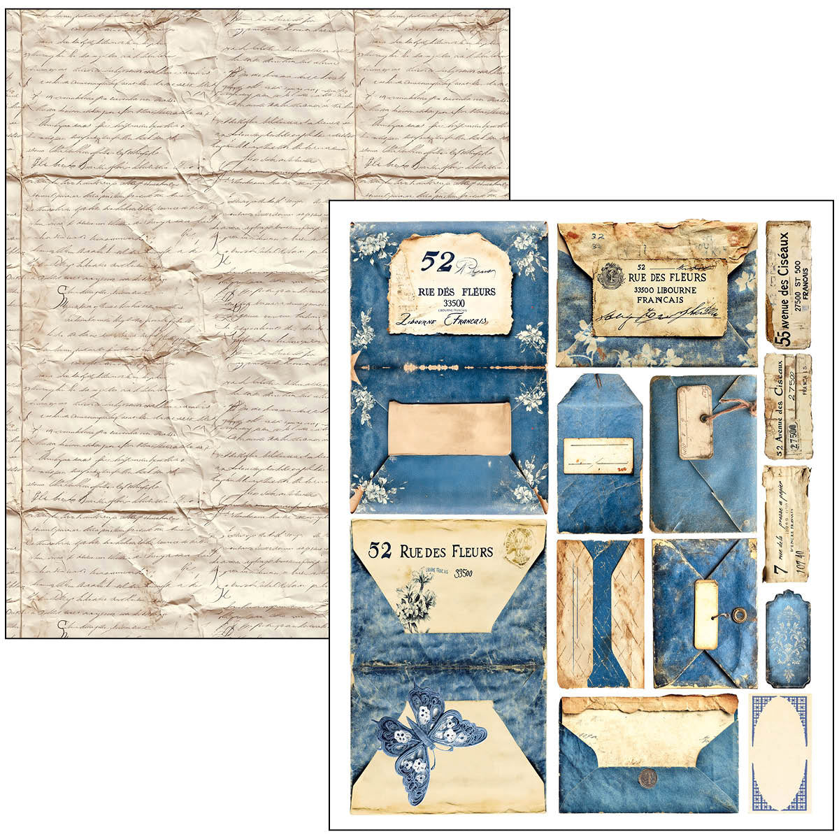 Livre Technique Mixte Denim Bleu Urbain A4 Maxi-24