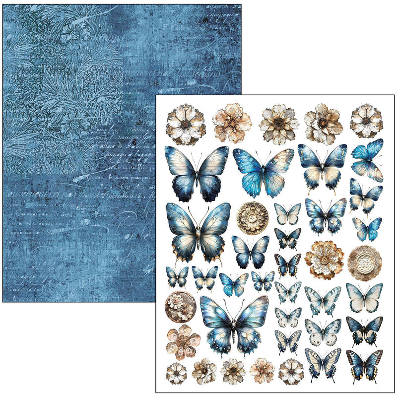 Livre Technique Mixte Denim Bleu Urbain A4 Maxi-25