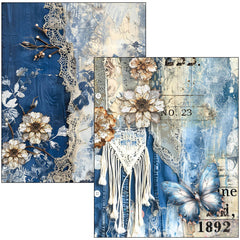 Livre Technique Mixte Denim Bleu Urbain A4 Maxi-4