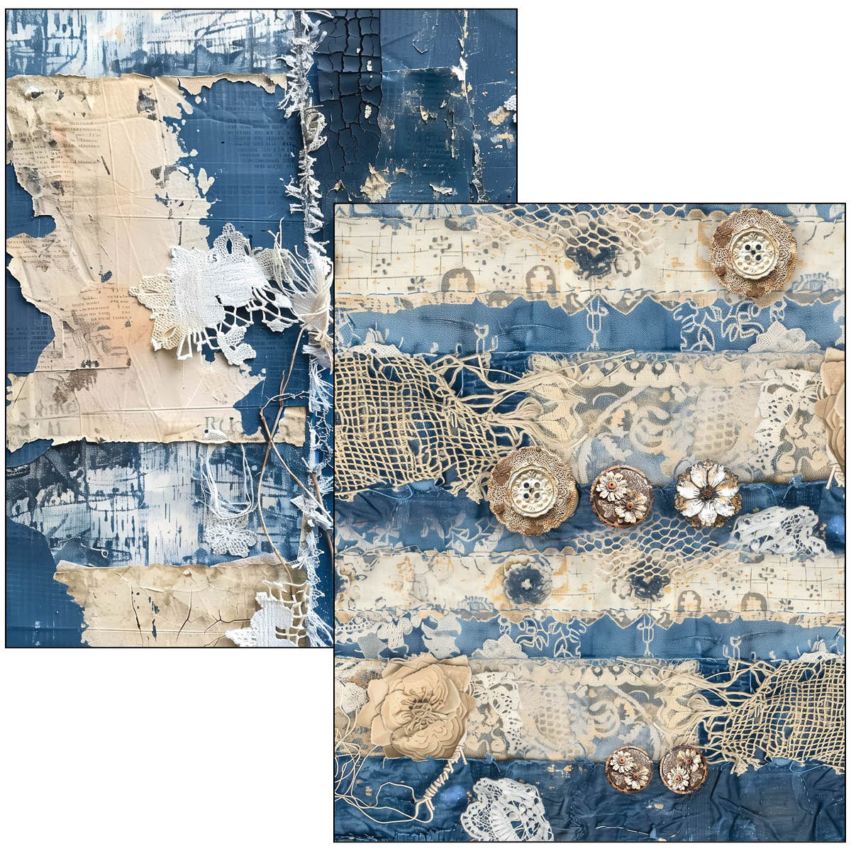 Livre Technique Mixte Denim Bleu Urbain A4 Maxi-5