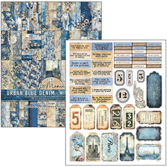 Livre Technique Mixte Denim Bleu Urbain A4 Maxi-2