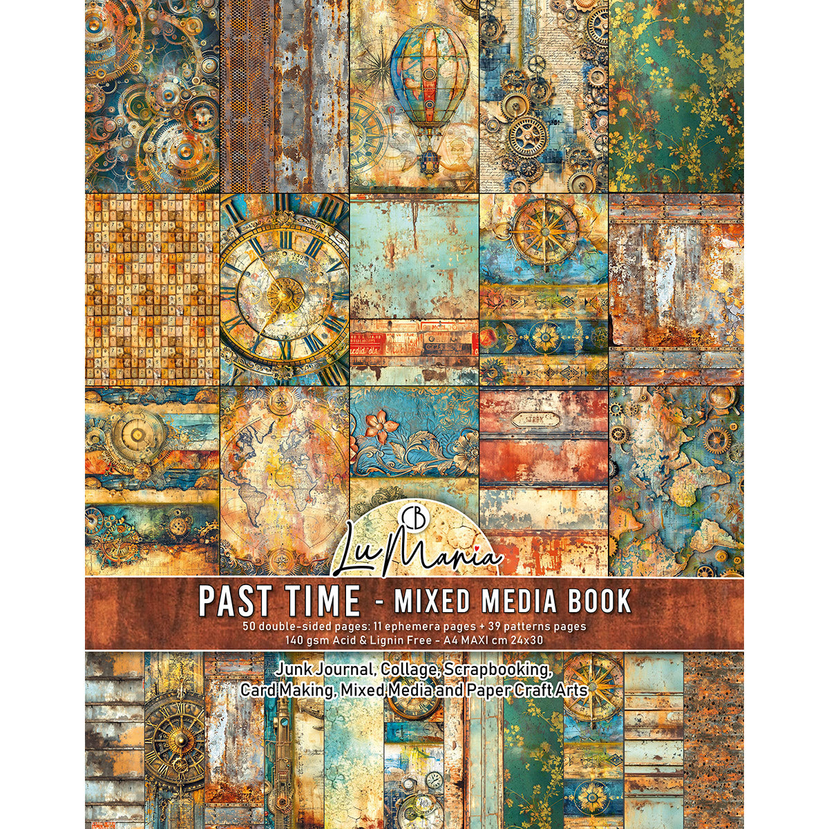 Livre Mixed Media Passé A4 Maxi-1