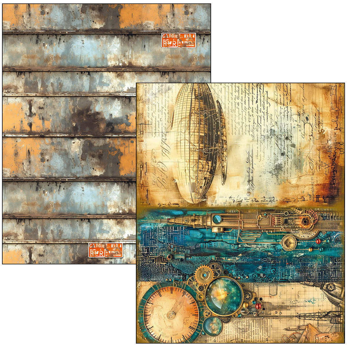 Livre Mixed Media Passé A4 Maxi-16