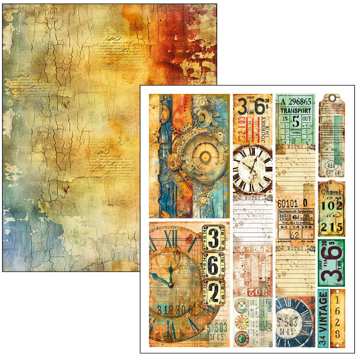 Livre Mixed Media Passé A4 Maxi-18