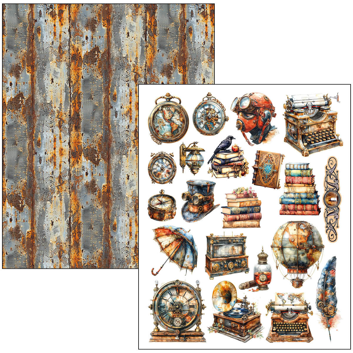 Livre Mixed Media Passé A4 Maxi-24