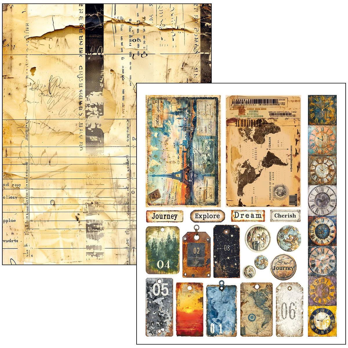 Livre mixed media A4 Maxi "Chemin à parcourir"-18