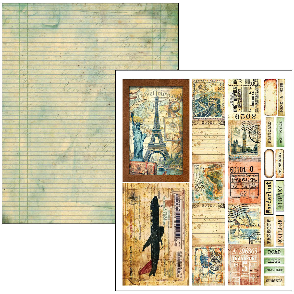 Livre mixed media A4 Maxi "Chemin à parcourir"-20