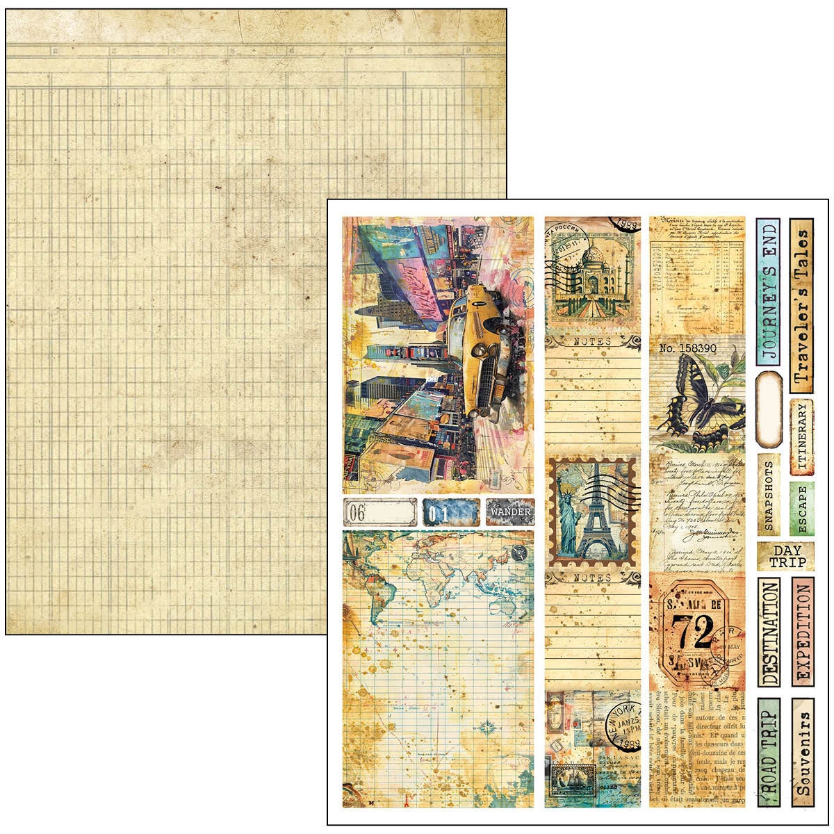 Livre mixed media A4 Maxi "Chemin à parcourir"-22