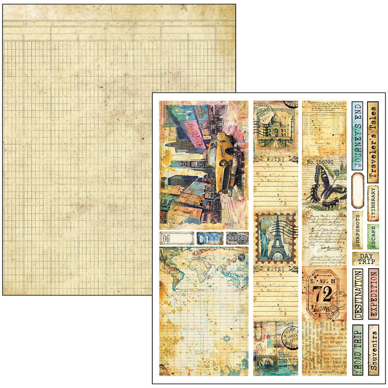 Livre mixed media A4 Maxi "Chemin à parcourir"-22