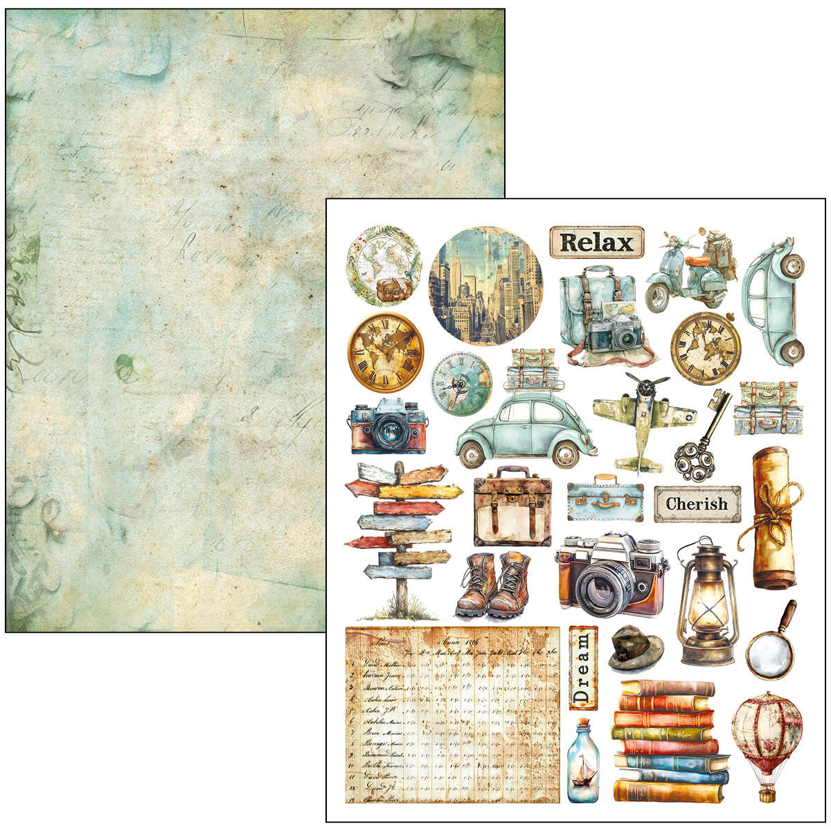 Livre mixed media A4 Maxi "Chemin à parcourir"-24