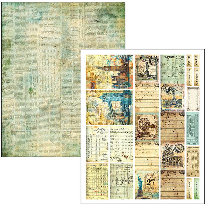 Livre mixed media A4 Maxi "Chemin à parcourir"-26